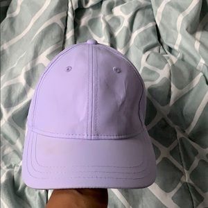 Lilac Adidas workout hat